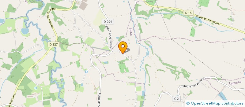 localisation de l'entreprise 2012  SAINT-VINCENT-DE-LAMONTJOIE