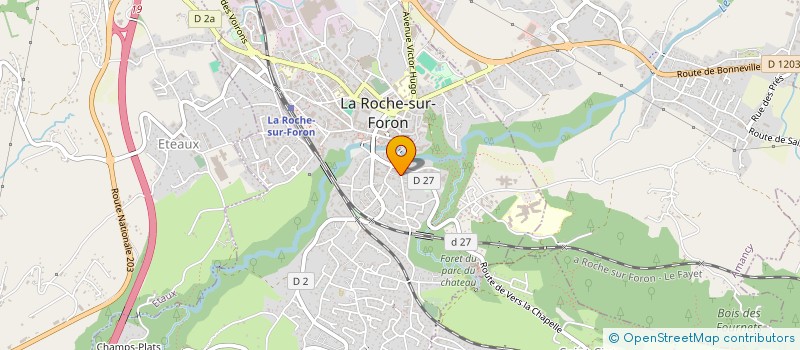 localisation de l'entreprise 2015 FLEURS  LA ROCHE-SUR-FORON