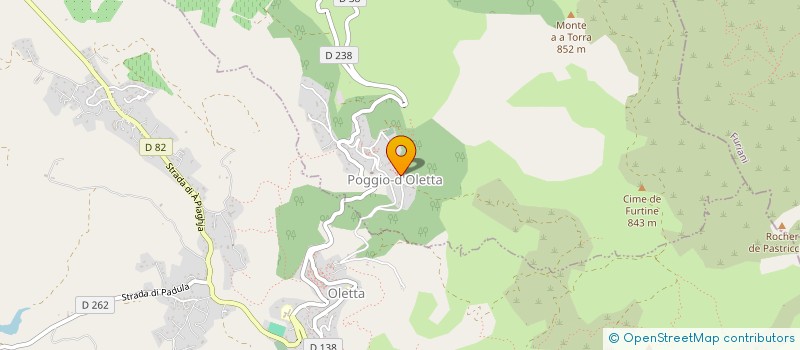 localisation de l'entreprise 2017 POGGIO D'OLETTA à POGGIO D'OLETTA