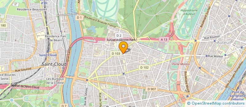 localisation de l'entreprise 2018 MOLLIEN 14 à BOULOGNE-BILLANCOURT