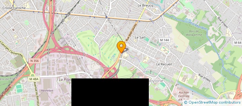 localisation de l'entreprise 2019 LOMME MITTERIE  VILLENEUVE-D'ASCQ
