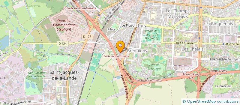 localisation de l'entreprise 203  RENNES