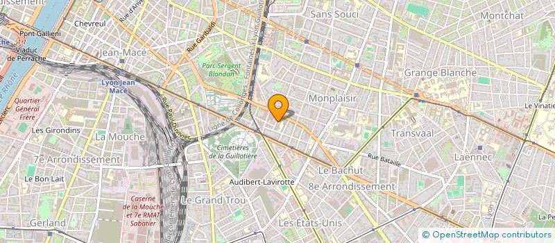 localisation de l'entreprise 2040 PROD à LYON