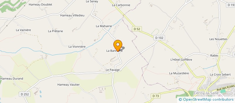 localisation de l'entreprise 2049  MONTPINCHON