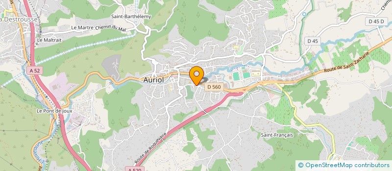 localisation de l'entreprise 205% AVENTURE  AURIOL