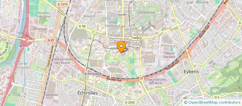 localisation de l'entreprise 205 ECOLES SANS FRONTIERES  ECHIROLLES