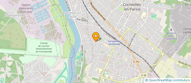 localisation de l'entreprise 205 RALLYE CLUB DE FRANCE à CORMEILLES-EN-PARISIS