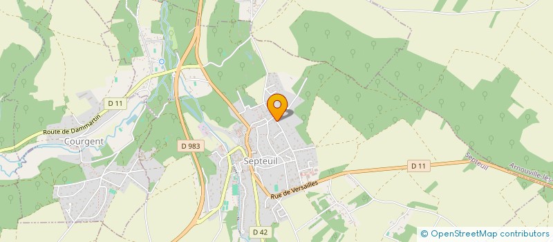 localisation de l'entreprise 205BR  SEPTEUIL