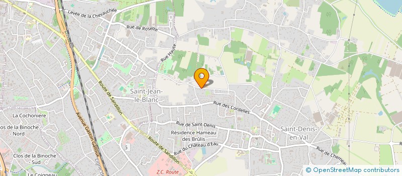 localisation de l'entreprise 206 MBVA  SAINT-DENIS-EN-VAL