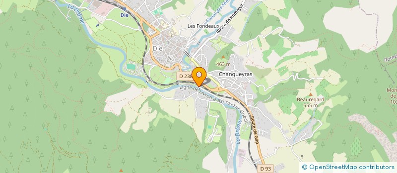 localisation de l'entreprise 206 OS à DIE