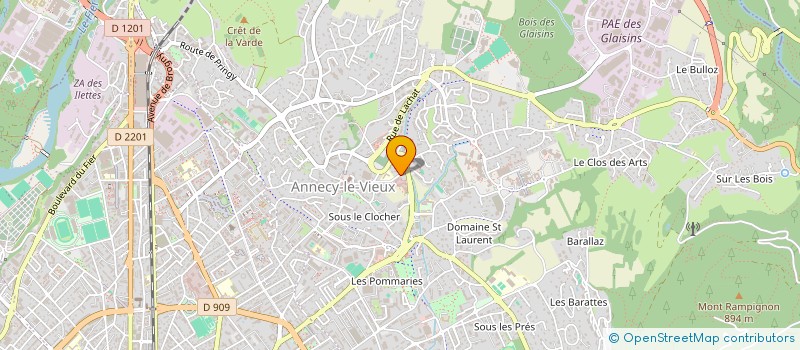 localisation de l'entreprise 20BE à ANNECY