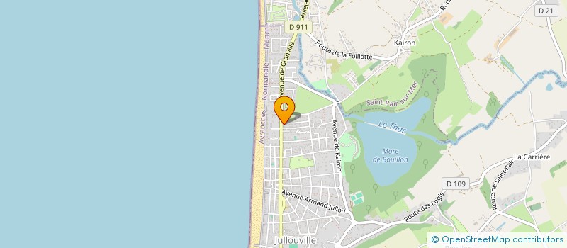 localisation de l'entreprise 20CENT  JULLOUVILLE