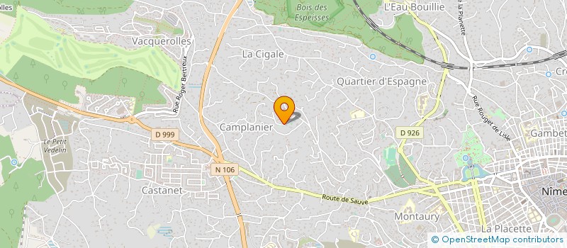 localisation de l'entreprise 20EME PARALLELE  NIMES