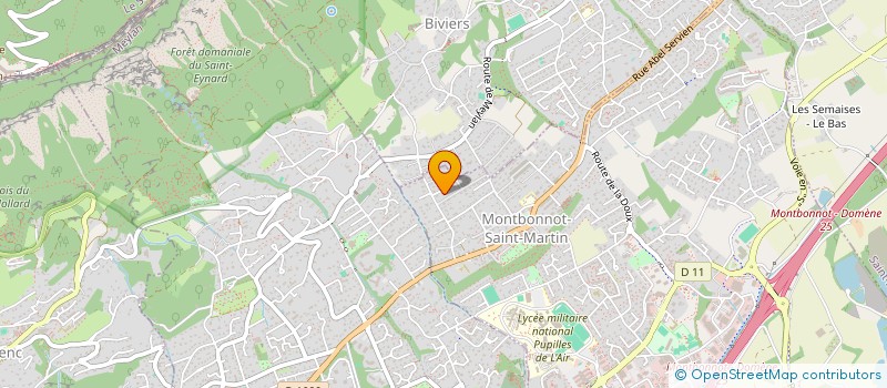 localisation de l'entreprise 20FOMT INVEST  MONTBONNOT-SAINT-MARTIN