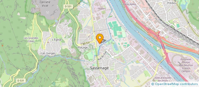 localisation de l'entreprise 20KTC  SASSENAGE