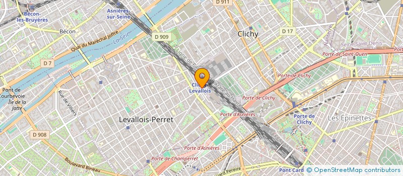 localisation de l'entreprise 20PRIVE à LEVALLOIS-PERRET