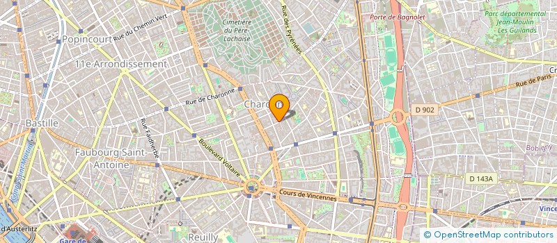 localisation de l'entreprise 20TH DISTRICT  PARIS