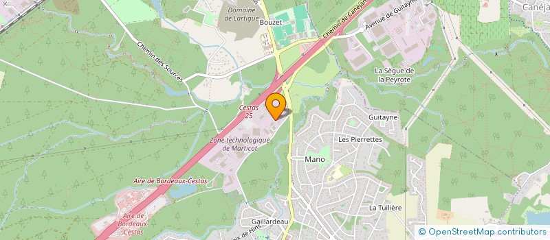 localisation de l'entreprise 20WINE  CESTAS