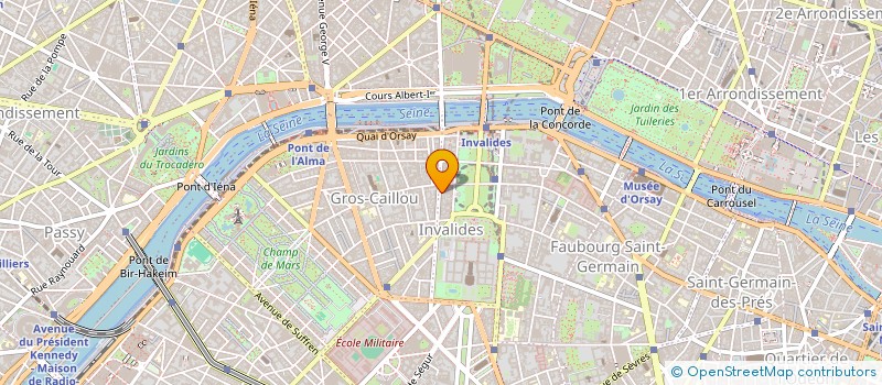 localisation de l'entreprise 21-87  PARIS