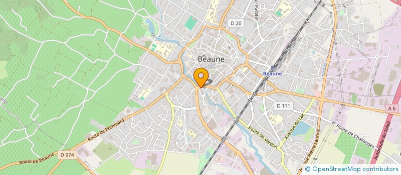 localisation de l'entreprise 21 BOULEVARD à BEAUNE