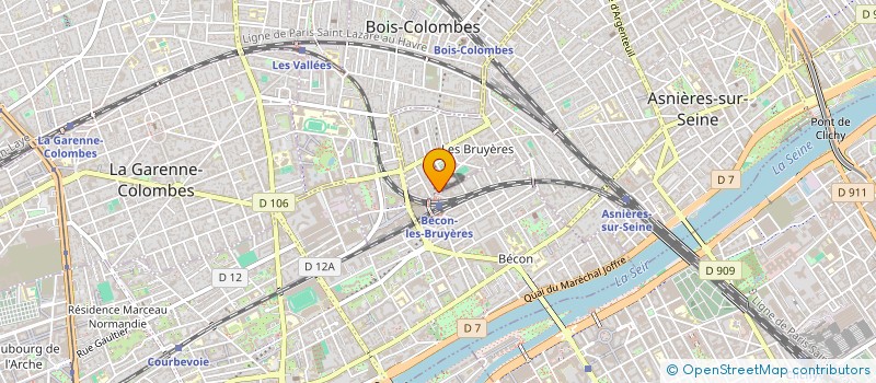 localisation de l'entreprise 21 CLOS PASTEUR  ASNIERES-SUR-SEINE