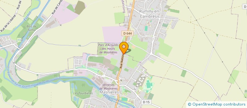 localisation de l'entreprise 21 DES LINIERS  MASNIERES