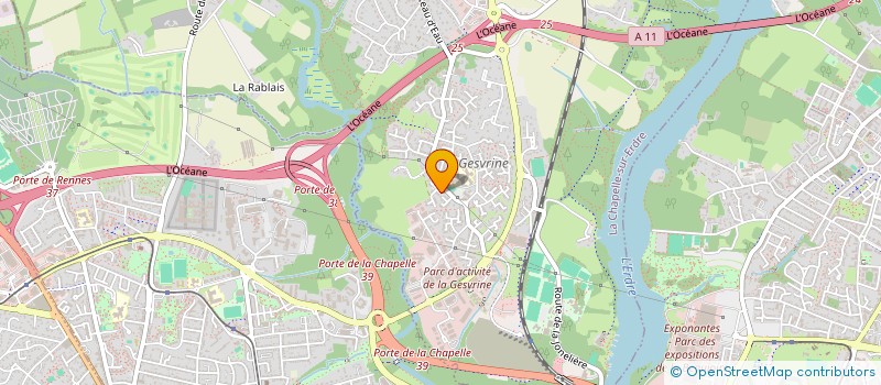 localisation de l'entreprise 21 GRAMMES à LA CHAPELLE-SUR-ERDRE