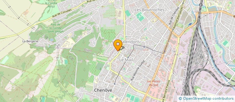 localisation de l'entreprise 21 IMMOBILIER à CHENOVE