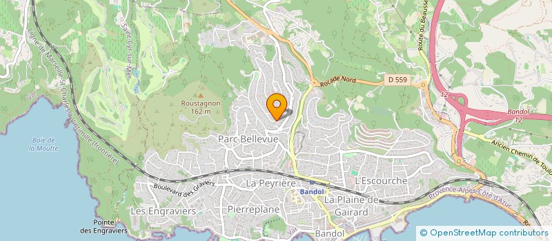 localisation de l'entreprise 21 MARS à BANDOL