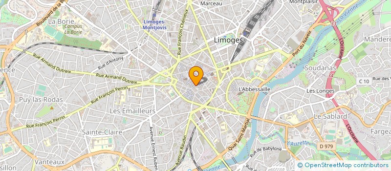 localisation de l'entreprise 21 RUE DU CONSULAT à LIMOGES