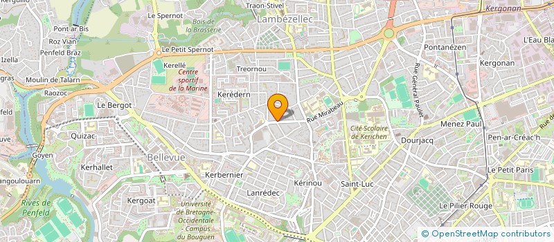 localisation de l'entreprise 21 RUE GUIZOT 29200 BREST à BREST
