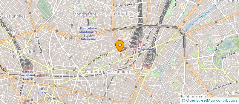 localisation de l'entreprise 21 SECRETAN RIVE DROITE  PARIS