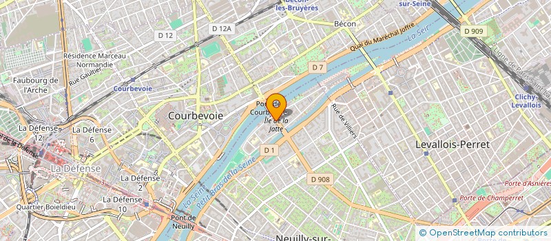 localisation de l'entreprise 211 BINEAU  NEUILLY-SUR-SEINE