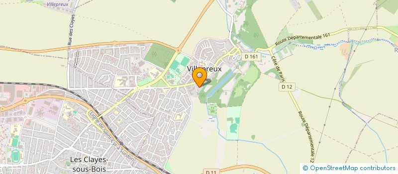 localisation de l'entreprise 212 PARTNERS  VILLEPREUX