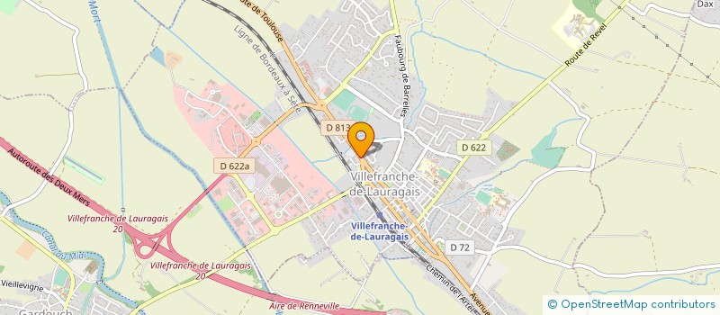 localisation de l'entreprise 213 VILLEFRANCHE  VILLEFRANCHE-DE-LAURAGAIS