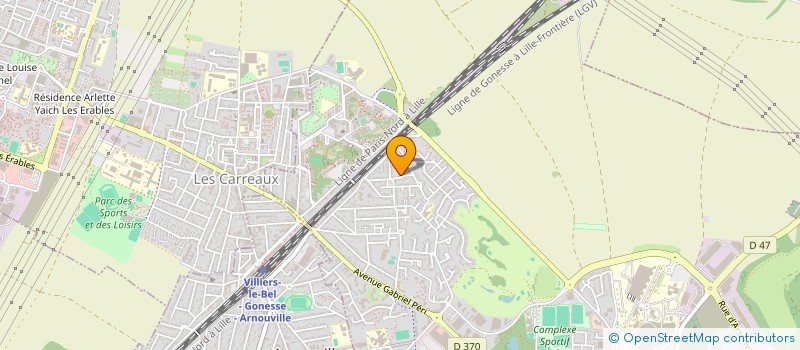 localisation de l'entreprise 214 PRODUCTION à GONESSE