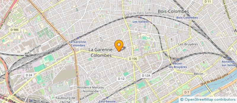 localisation de l'entreprise 2142  LA GARENNE-COLOMBES