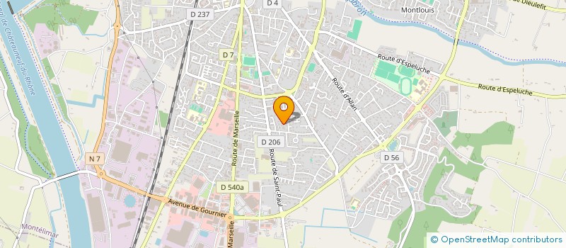 localisation de l'entreprise 21BDF  MONTELIMAR