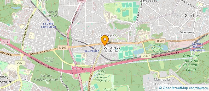 localisation de l'entreprise 21BUSINESS  MARNES-LA-COQUETTE