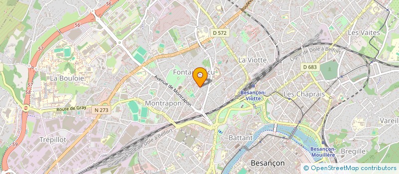 localisation de l'entreprise 21CROISSANTS à BESANCON