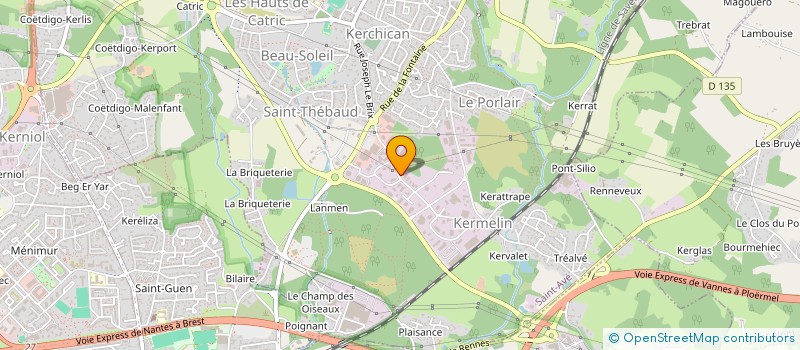 localisation de l'entreprise 21DASSAULT56890  SAINT-AVE