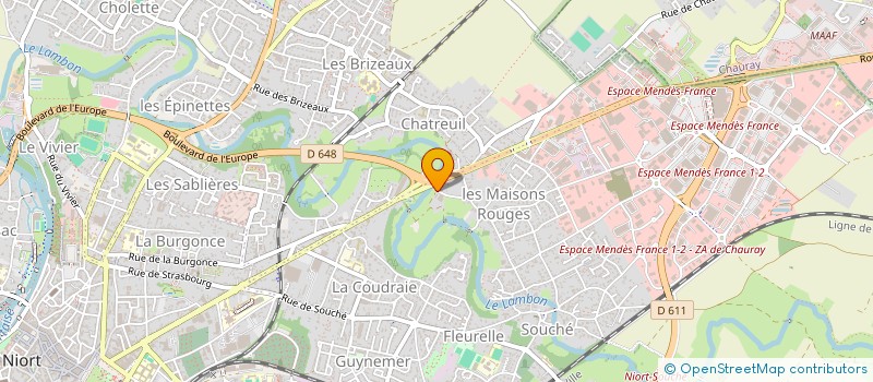 localisation de l'entreprise 22.10 à NIORT