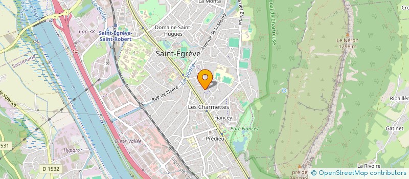 localisation de l'entreprise 22  SAINT-EGREVE