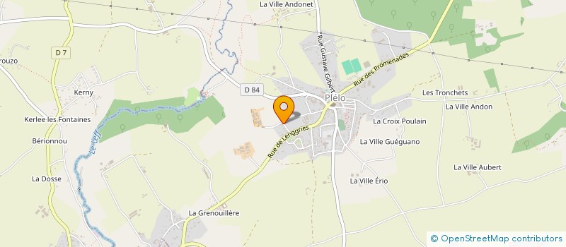 localisation de l'entreprise 22° A L'OMBRE à PLELO