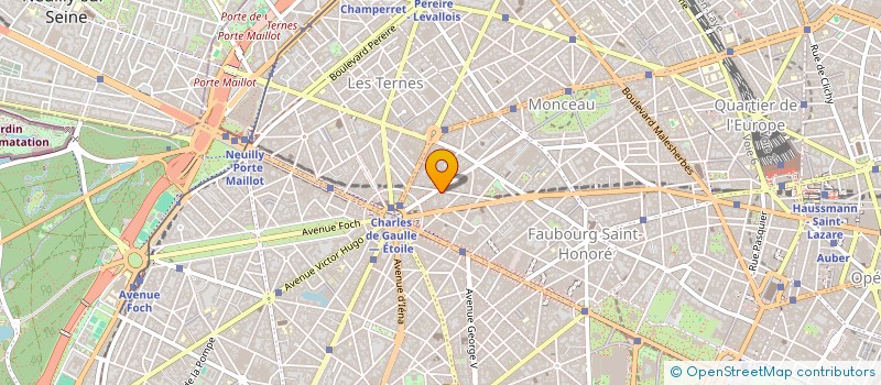 localisation de l'entreprise 22 BOULEVARD JEAN MERMOZ à NEUILLY-SUR-SEINE