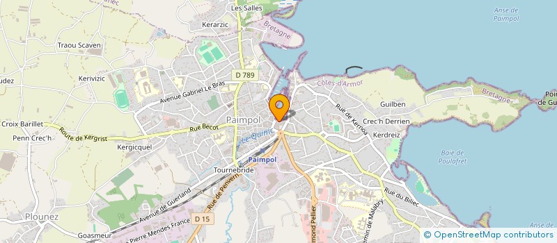 localisation de l'entreprise 22 CARATS  PAIMPOL