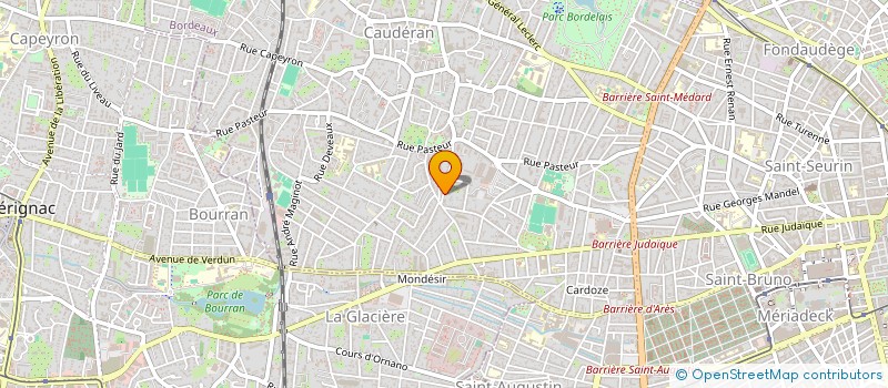 localisation de l'entreprise 22 CCR 024 à BORDEAUX