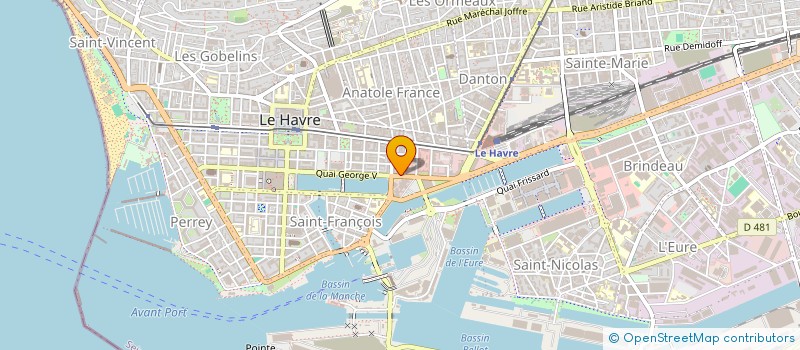 localisation de l'entreprise 22 D'EPREMESNIL  LE HAVRE