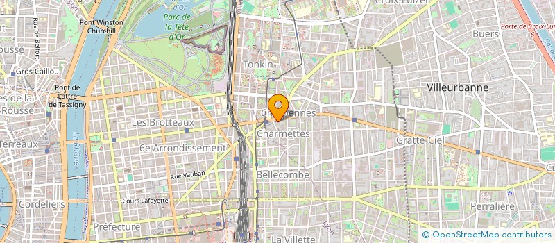 localisation de l'entreprise 22 EXPRESSION  VILLEURBANNE