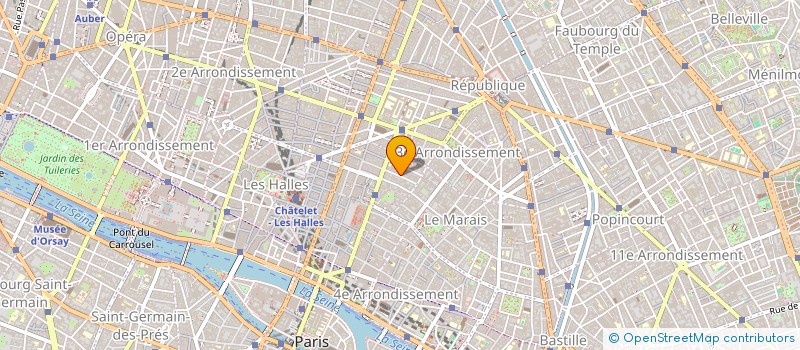 localisation de l'entreprise 22 FAUBOURG  PARIS